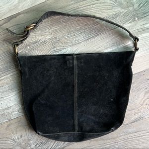 Black Suede Purse